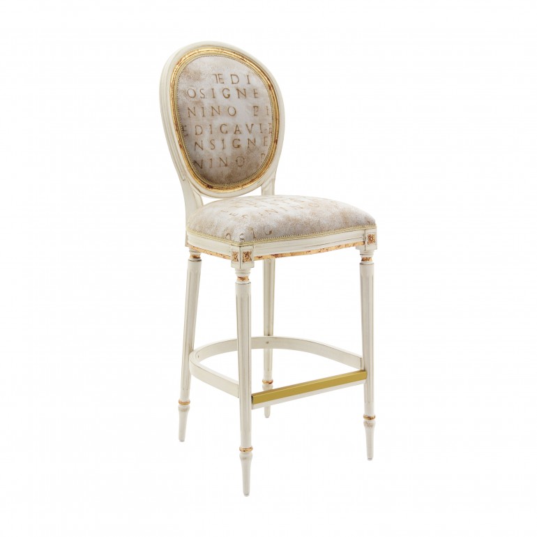 classic style wooden barstool