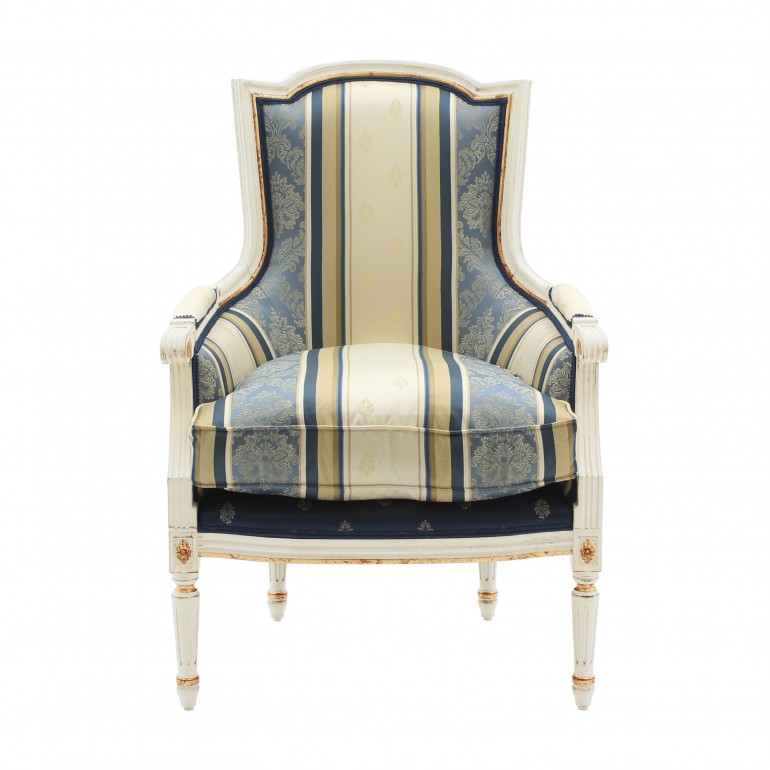 classic style wooden armchair