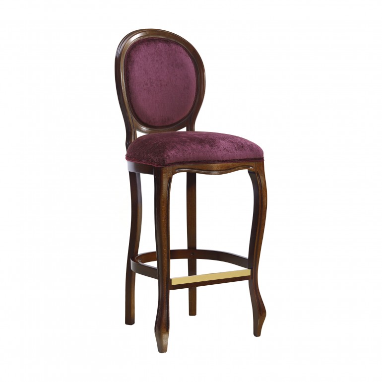 classic style wooden barstool