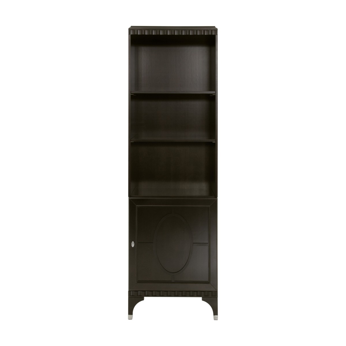 modern style wooden bookcase