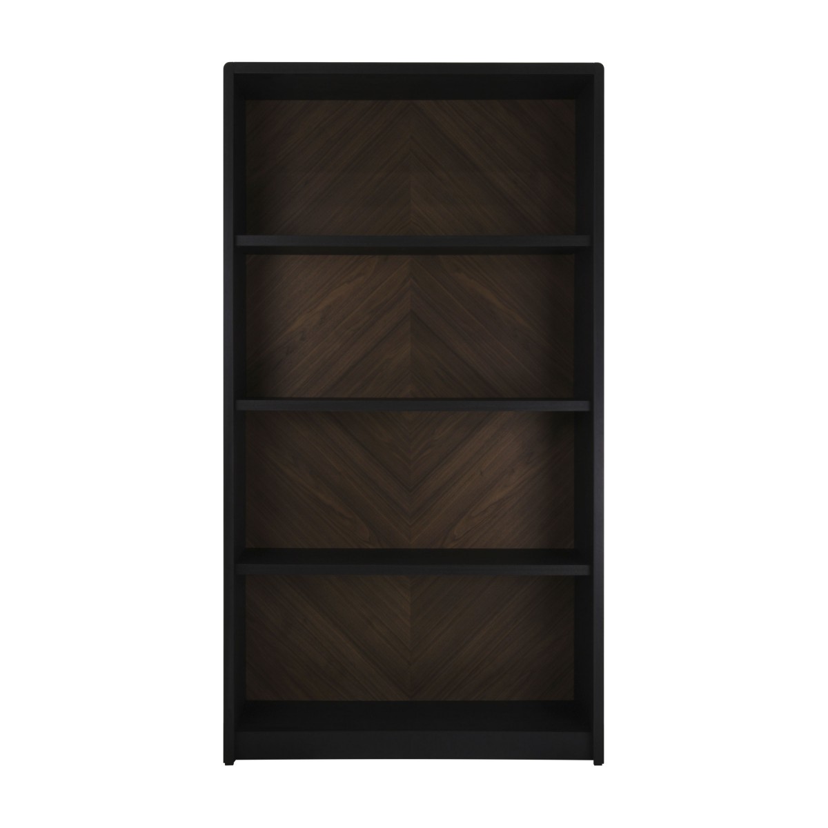 contemporary style bookcase with wood structure 