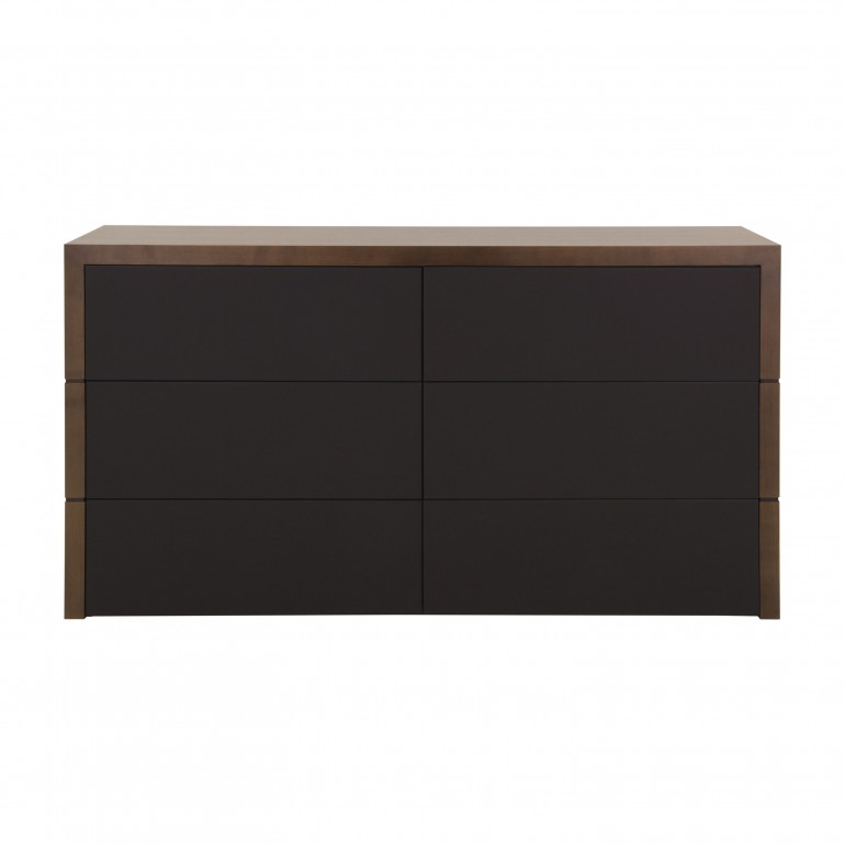 contemporary style wooden chest of drawers