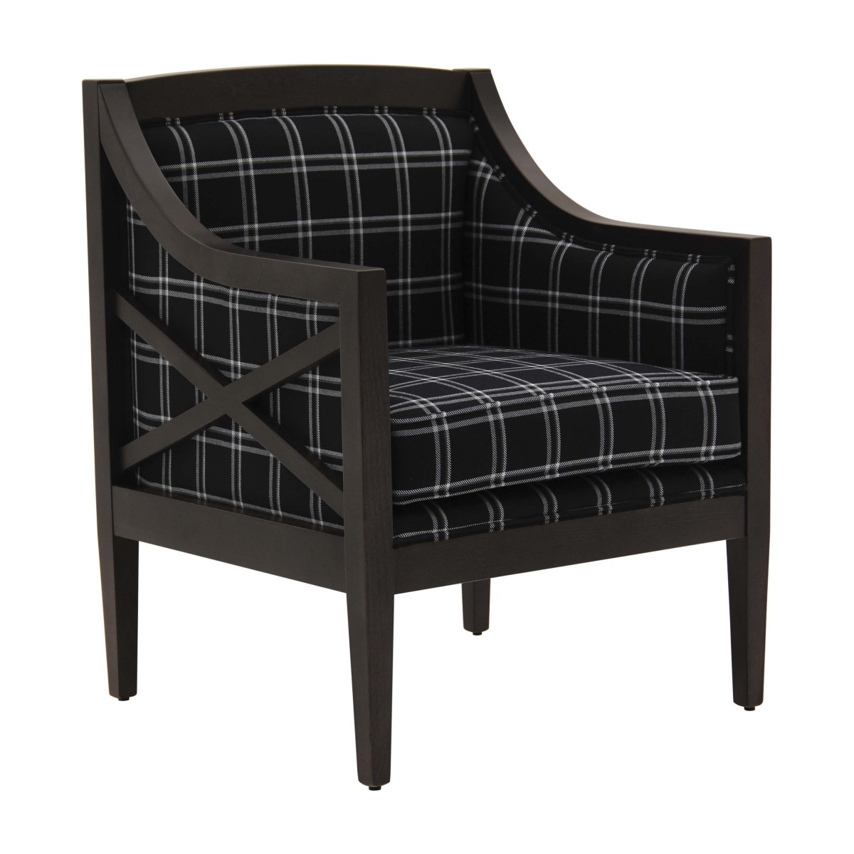 classic style wooden armchair