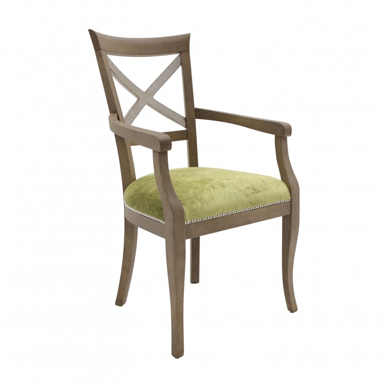 classic style wooden small armchair