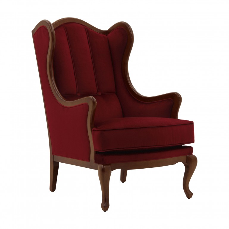 classic style wooden armchair