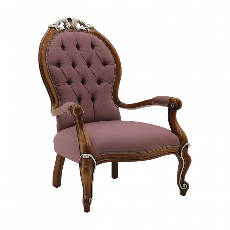 classic style wooden armchair