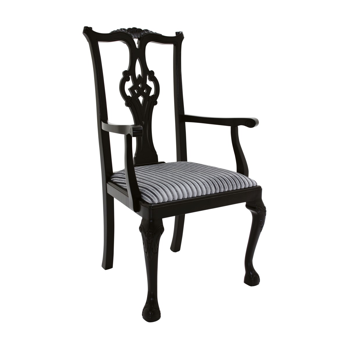 classic style wooden small armchair