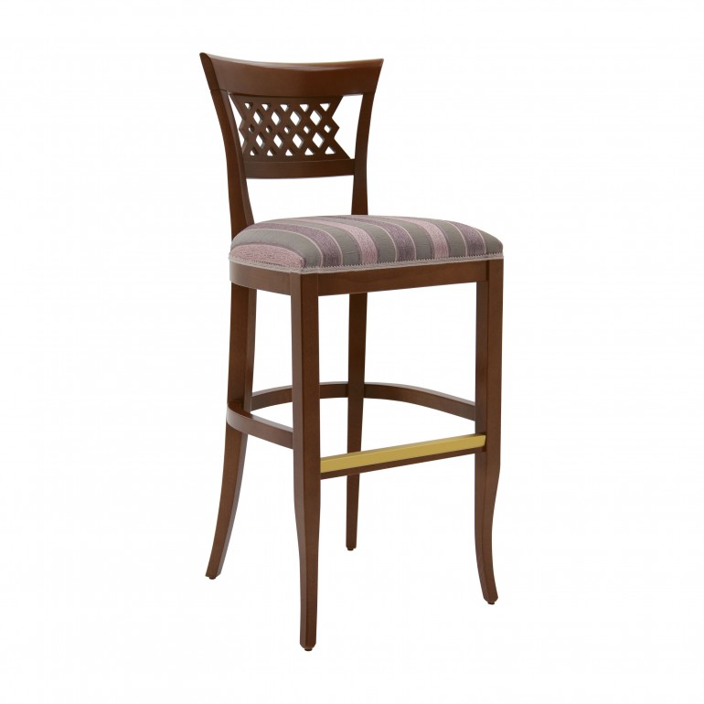 classic style wooden barstool