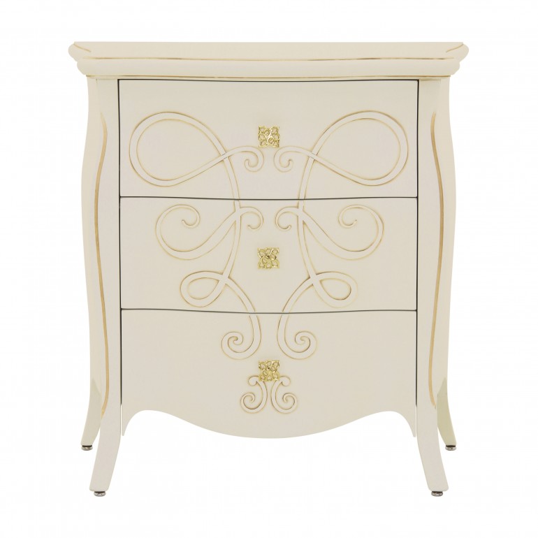 classic style wooden bedside table