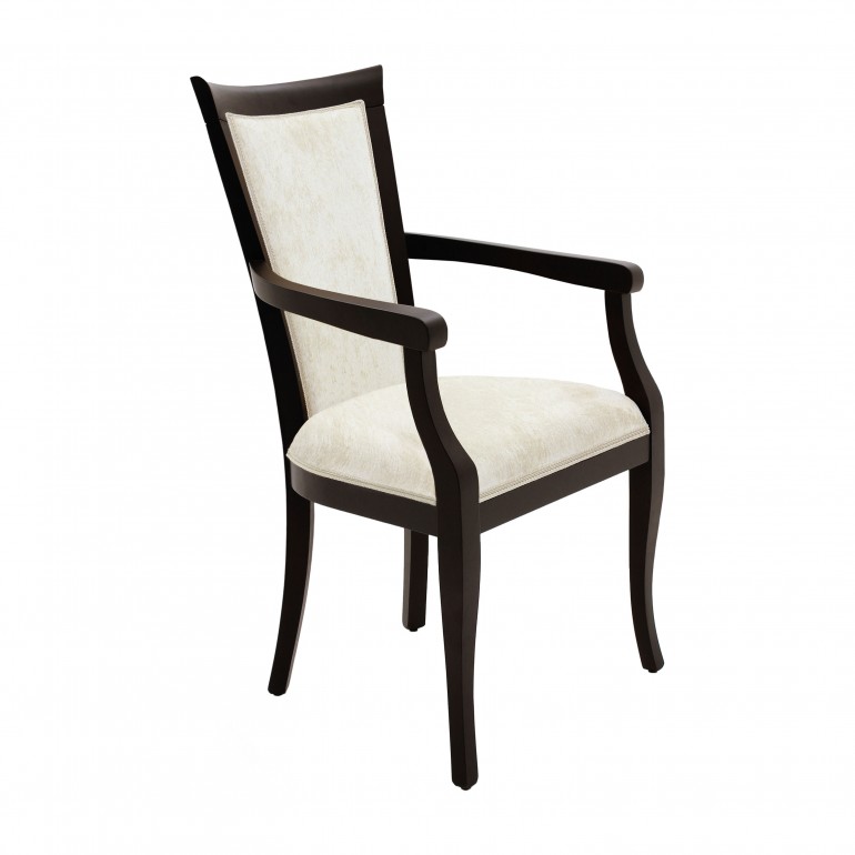 classic style wooden small armchair