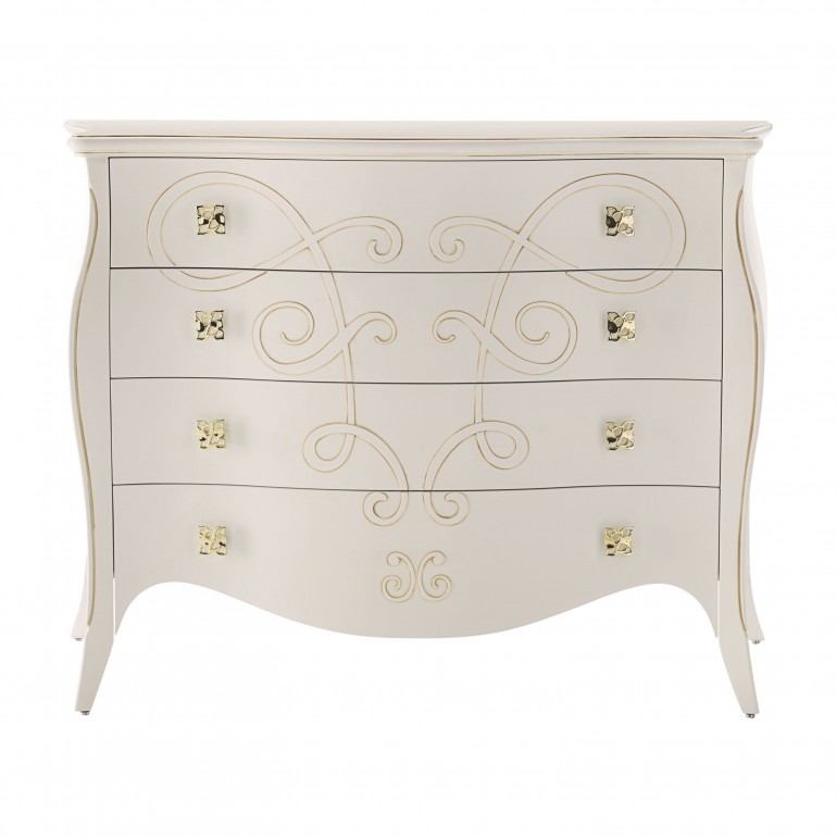classic style wooden chest of drawers