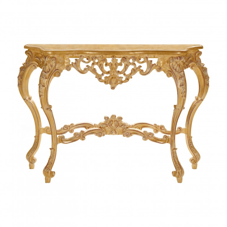 consolle legno stile barocco