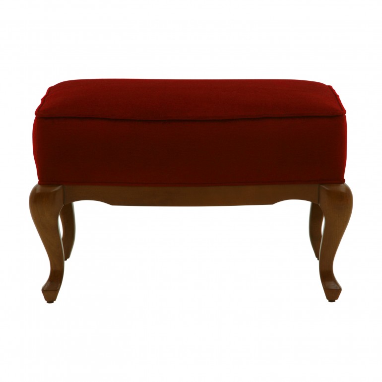 classic style wooden ottoman