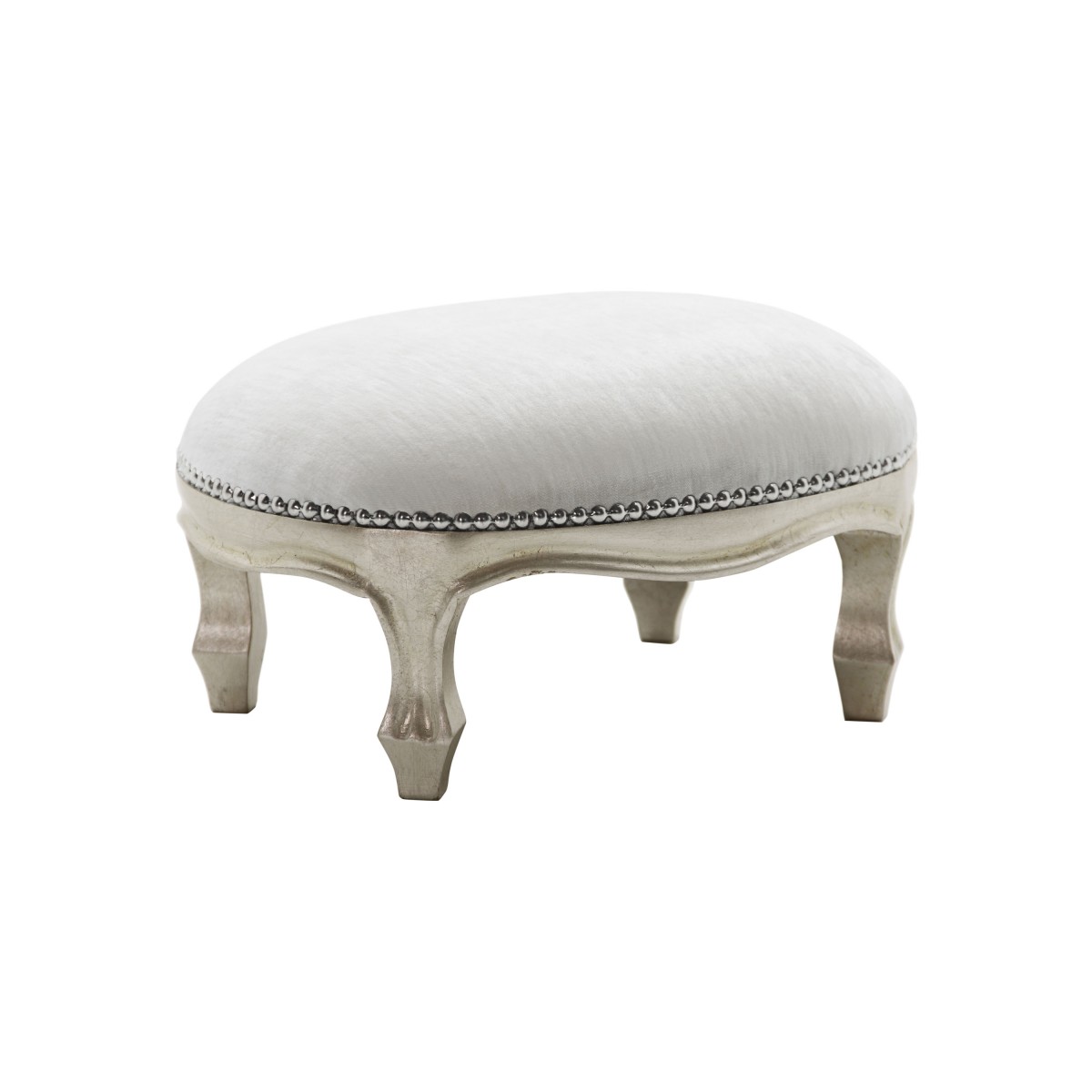 classic style wooden ottoman