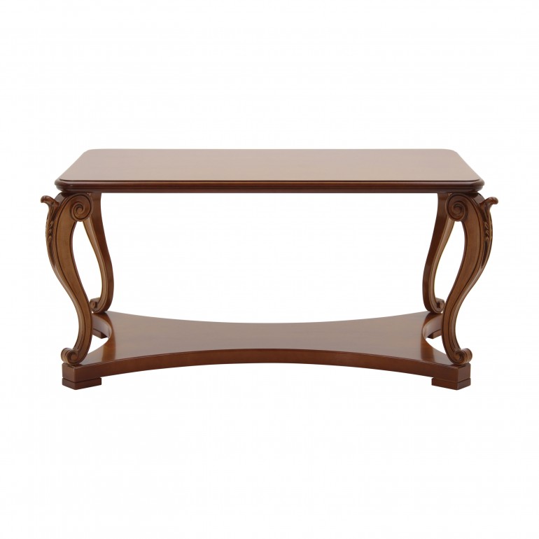 classic style low wooden table