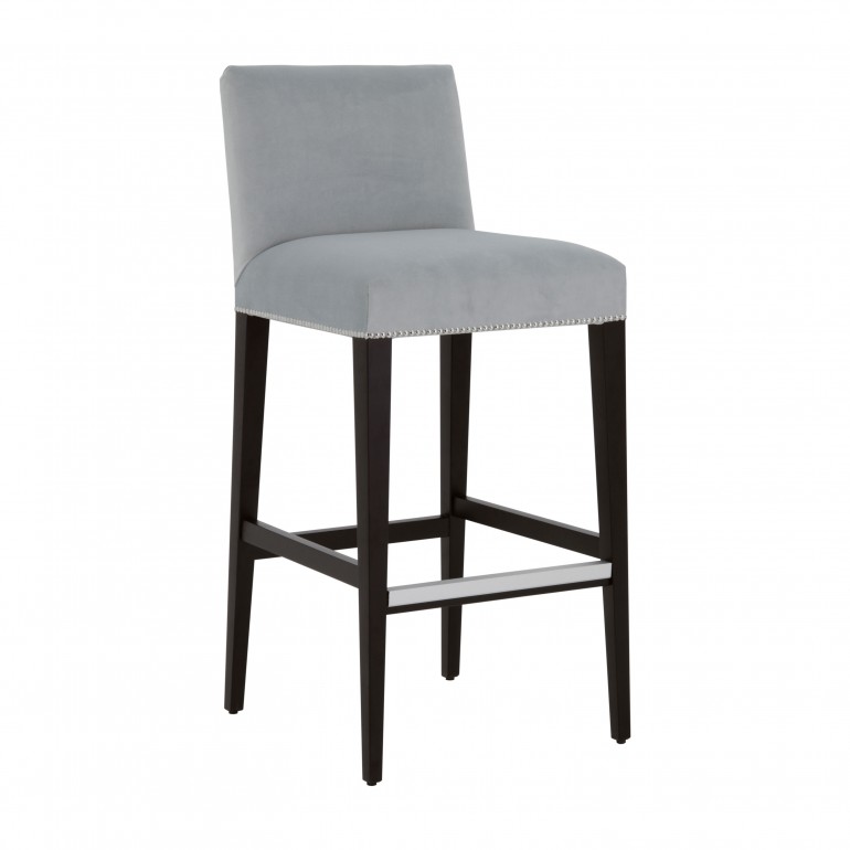 contemporary style wooden barstool