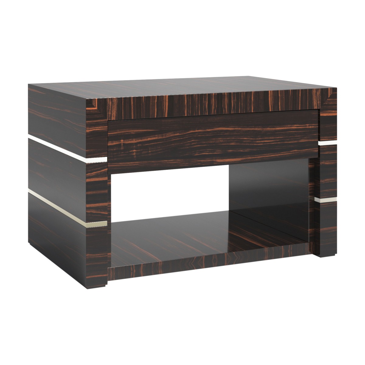 italian contemporary bedside table claudius 8078