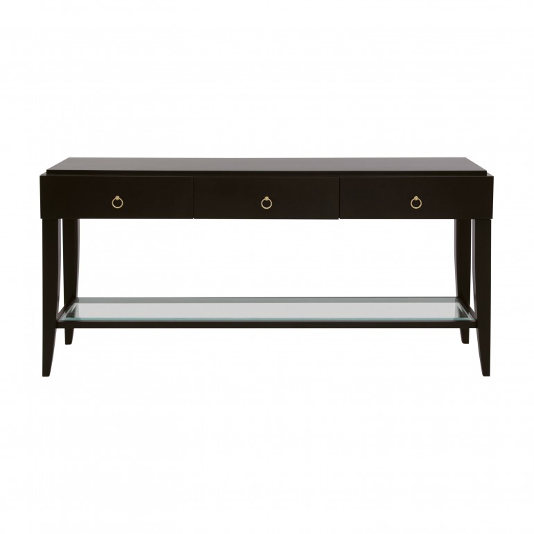 modern style wooden console table