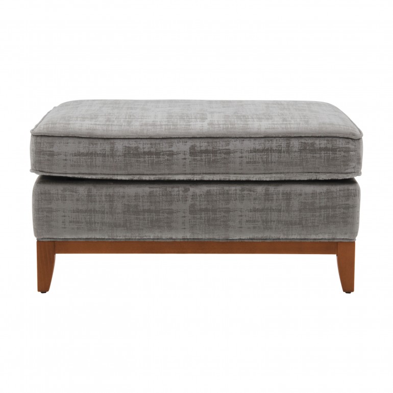 modern style wooden ottoman