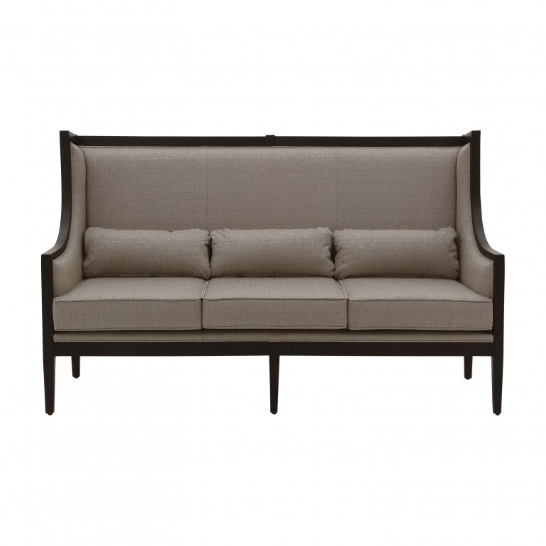 contemporary style wooden sofa