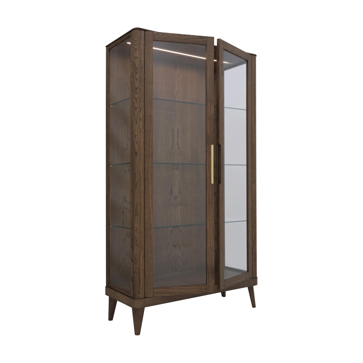 italian glass cupboard ada 6 9066