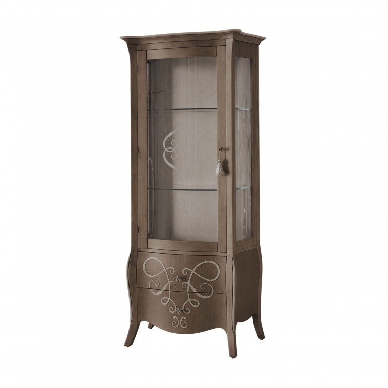 classic style wooden display cabinet