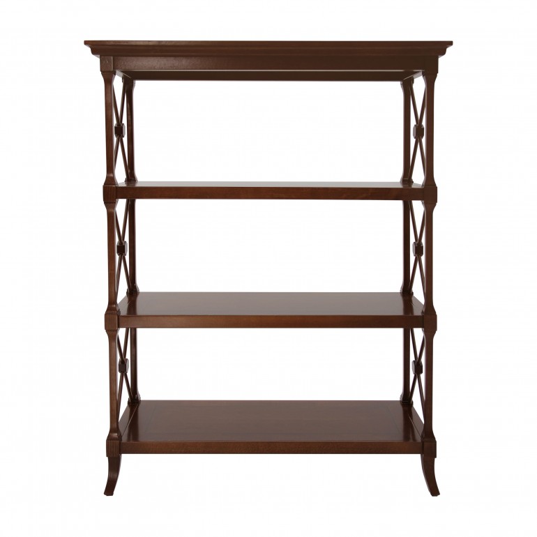 scaffalatura legno stile classico