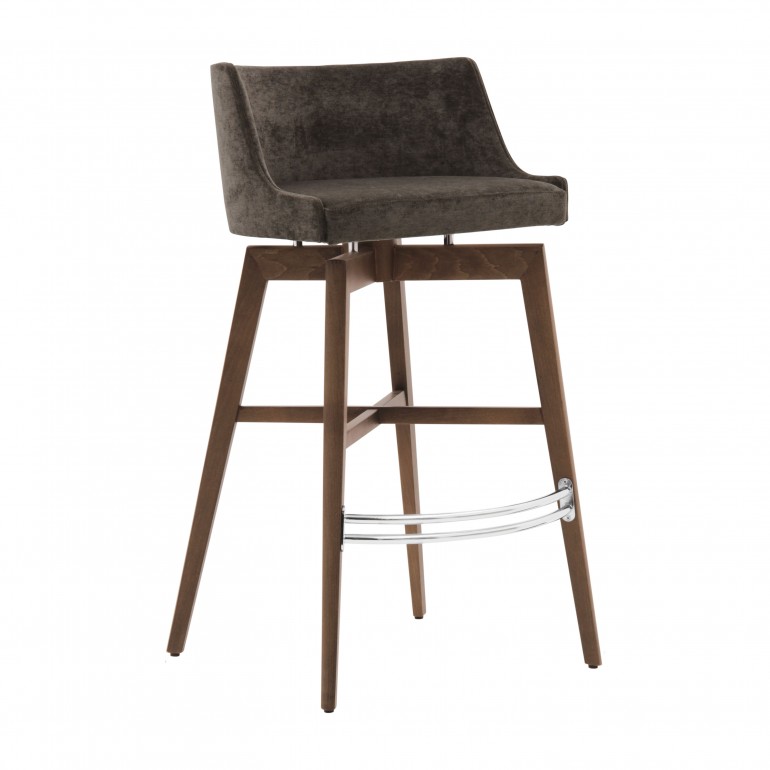 modern style wooden barstool