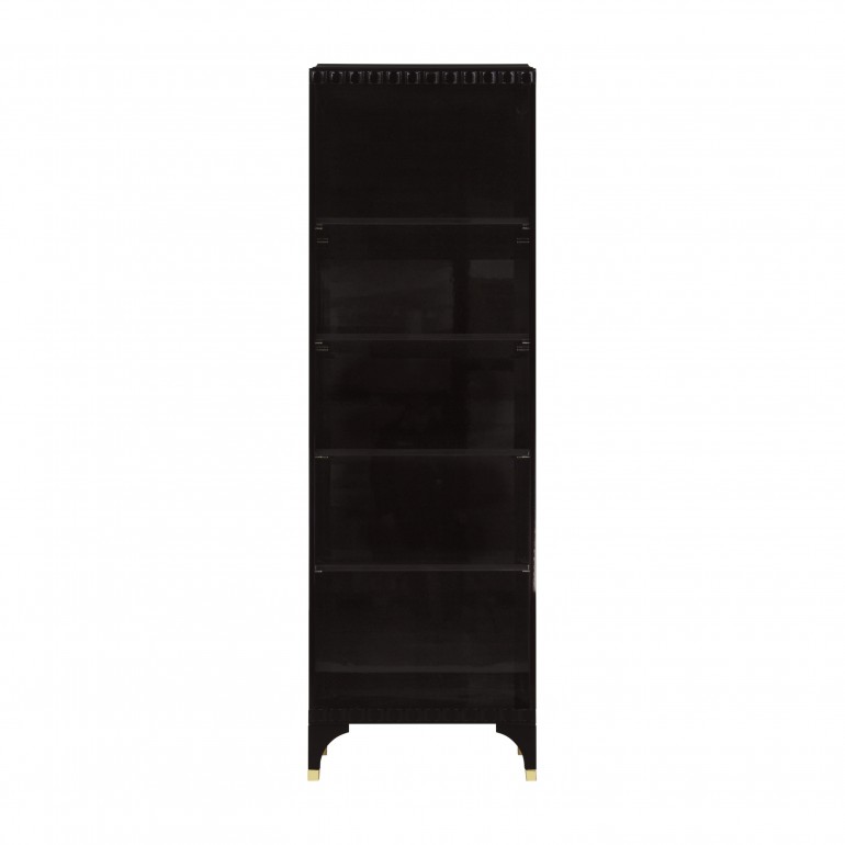 contemporary style wooden bookcase