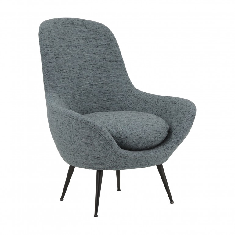 contemporary style fabric armchair 