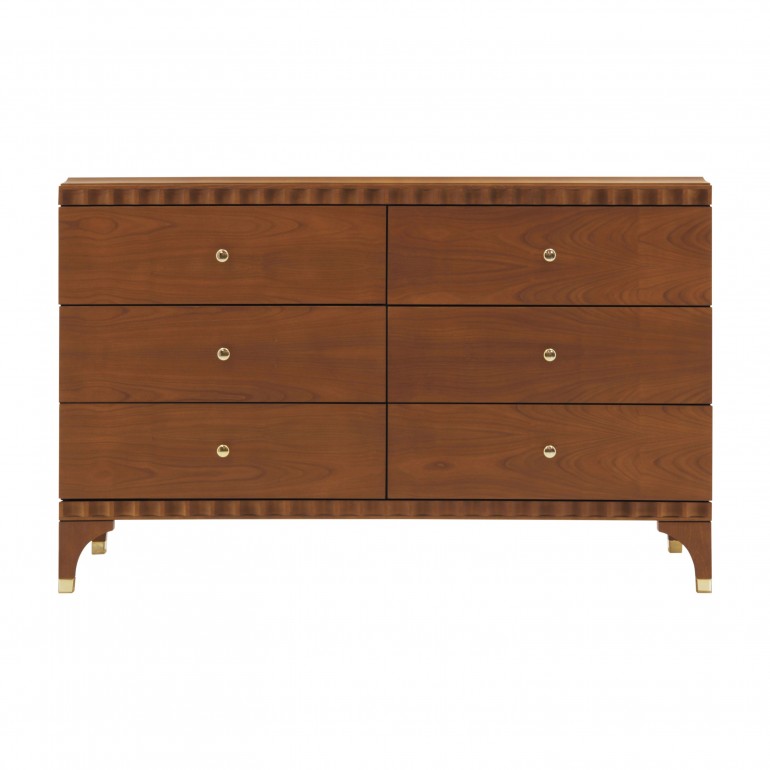 modern style wooden chest of drawers