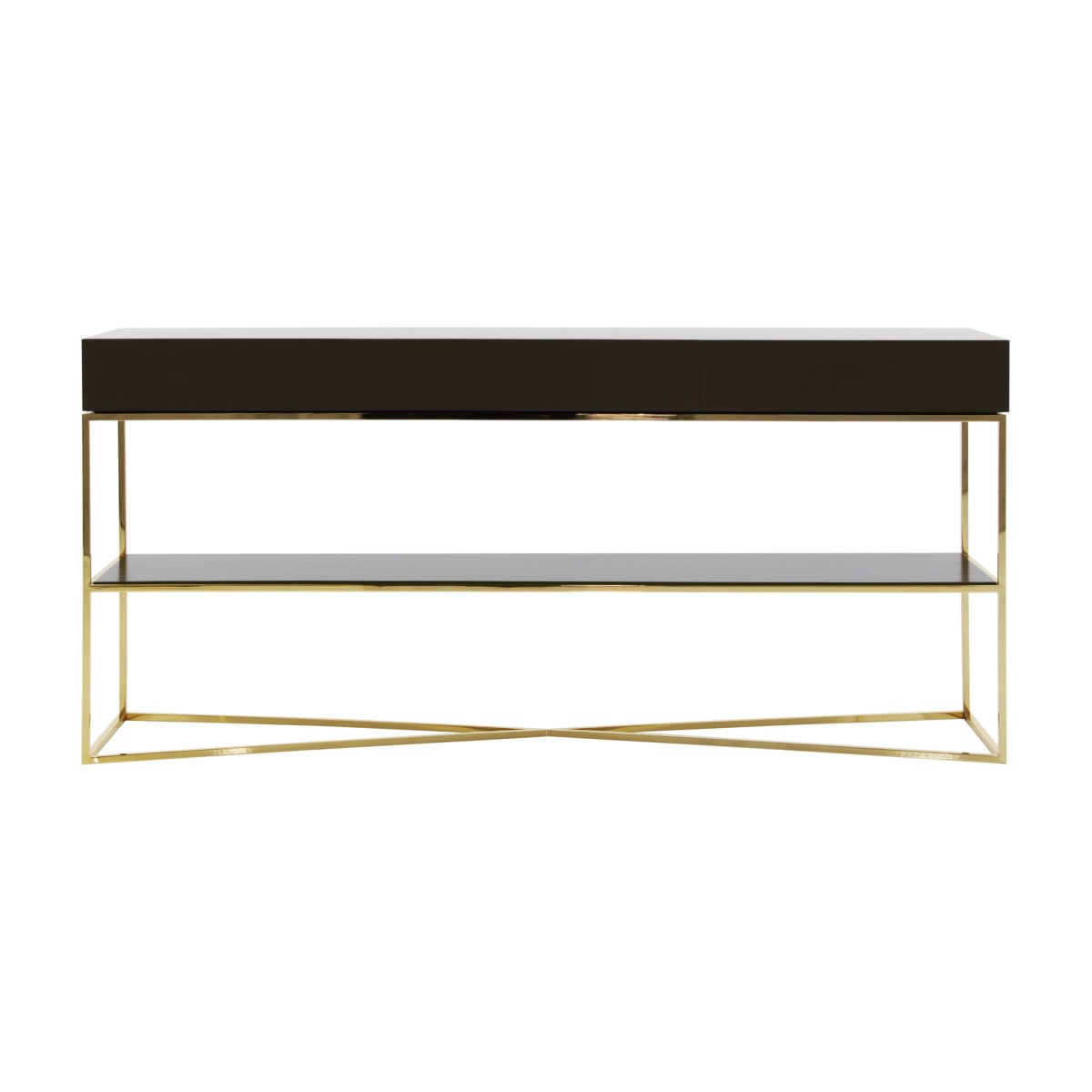 modern style metal console table