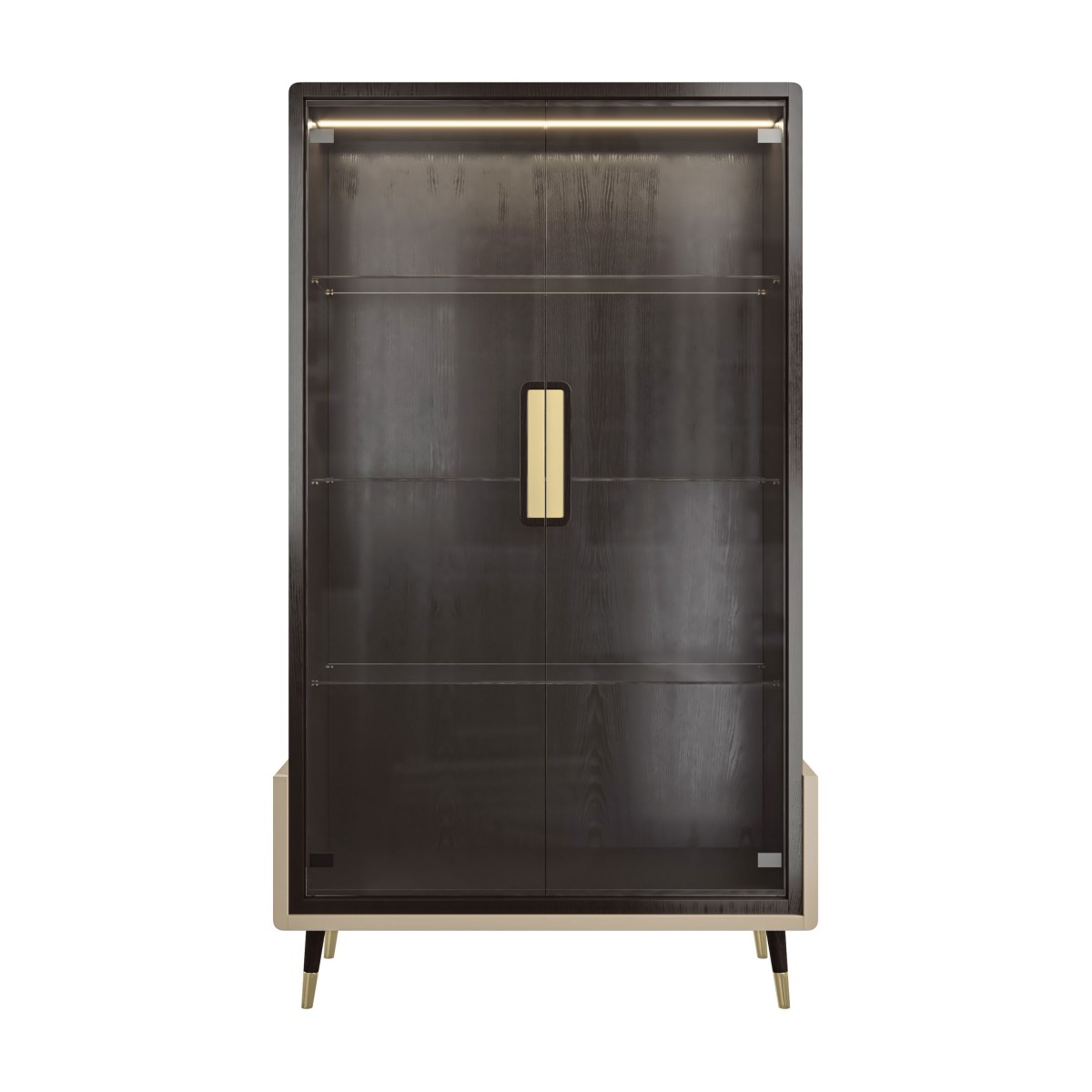 italian modern glass cupboard moon b 8756