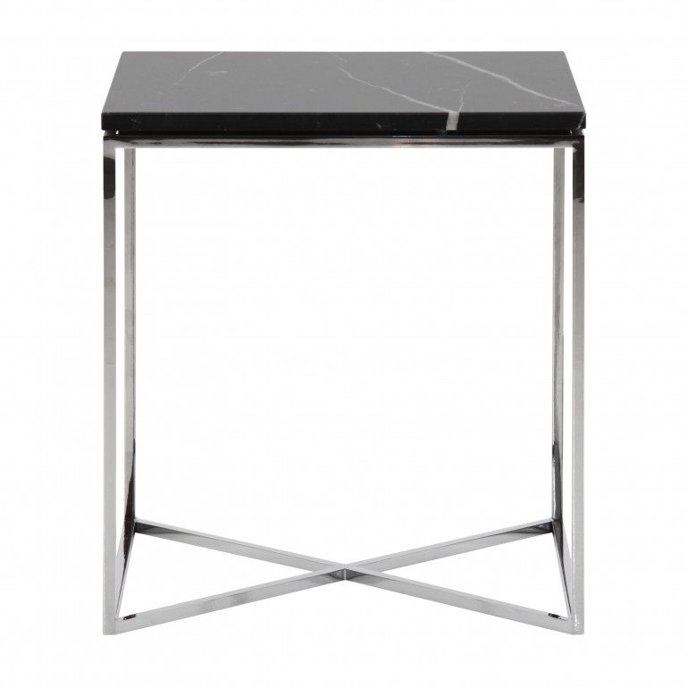 modern style marble side table
