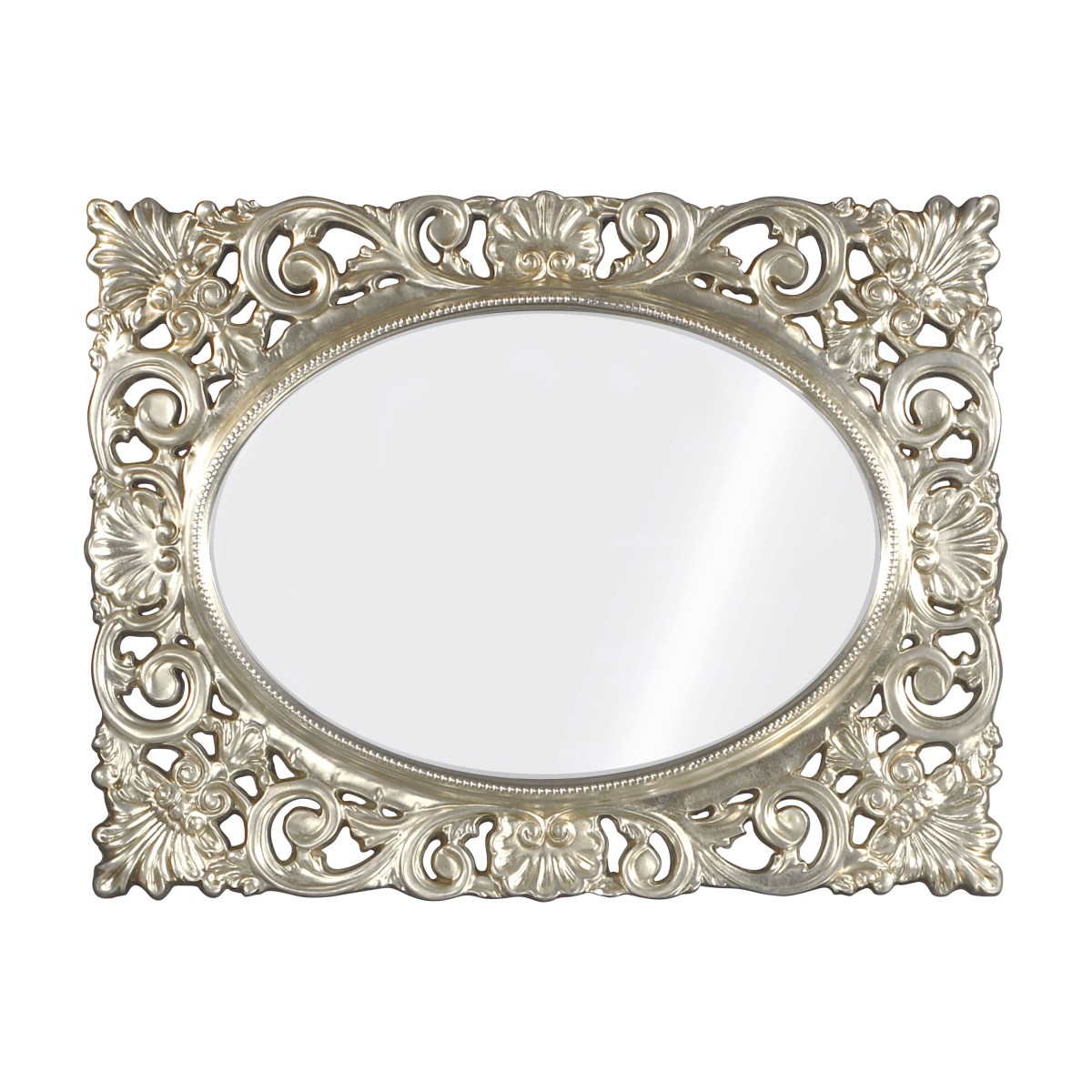 baroque style wooden mirror