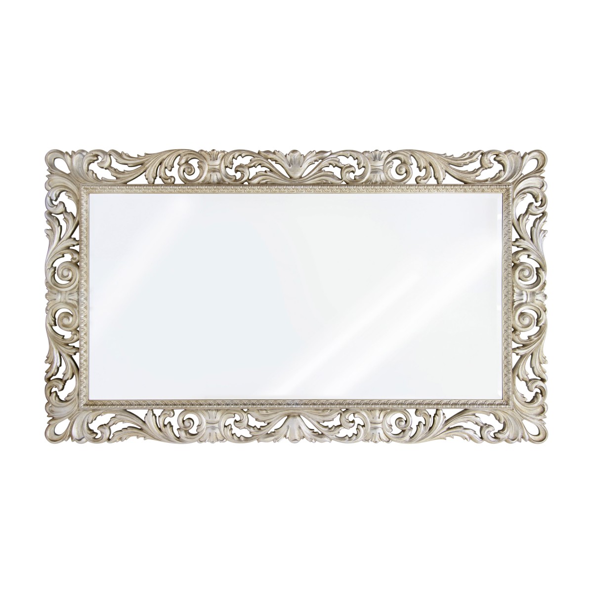 Baroque style wooden mirror 