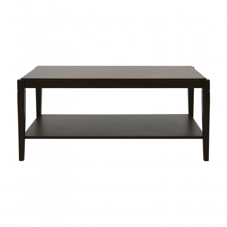 wooden low rectangular table