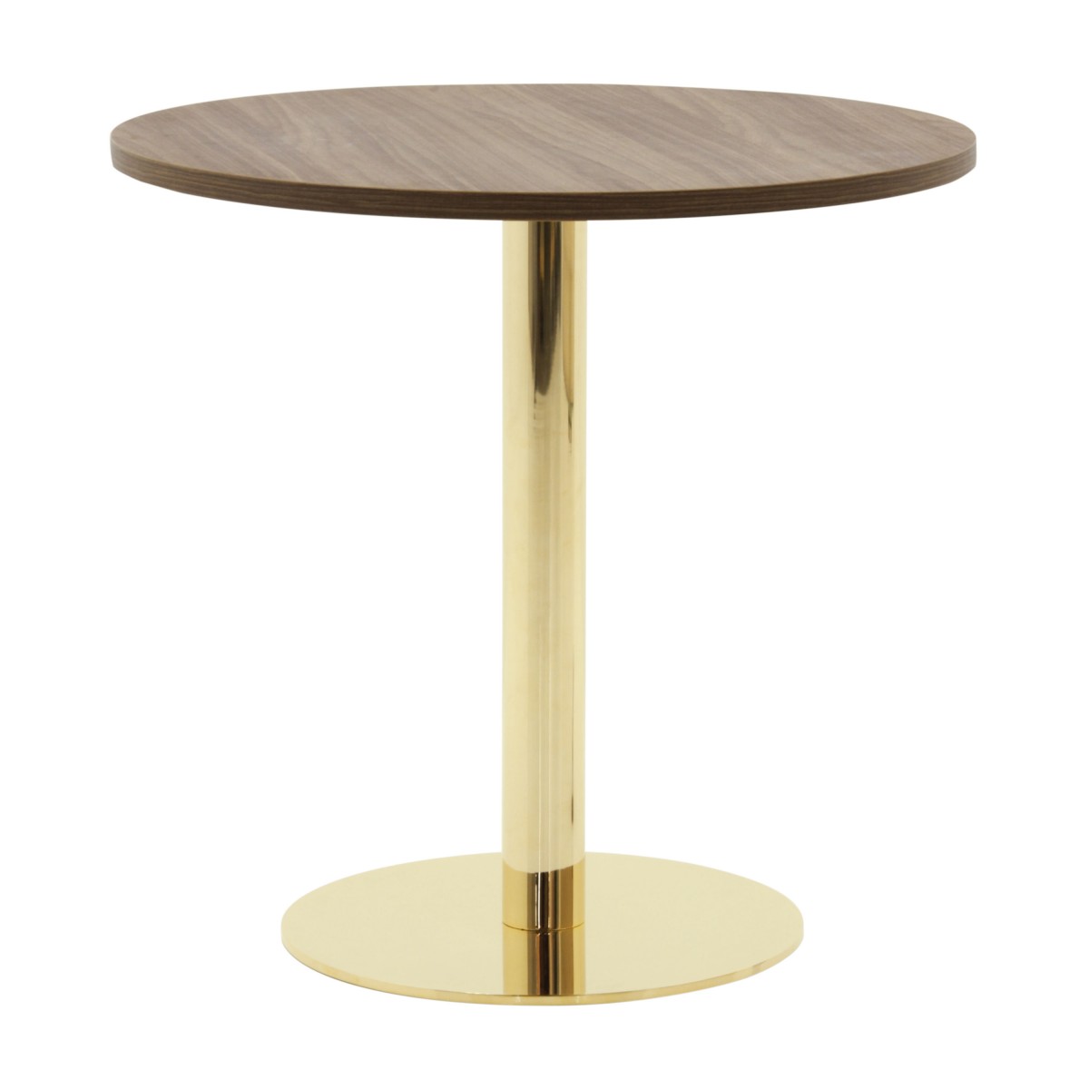 modern style round metal table