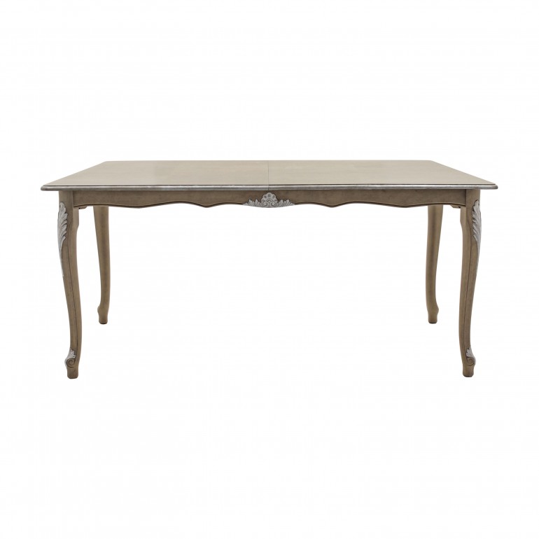rectangular lacquered wooden table