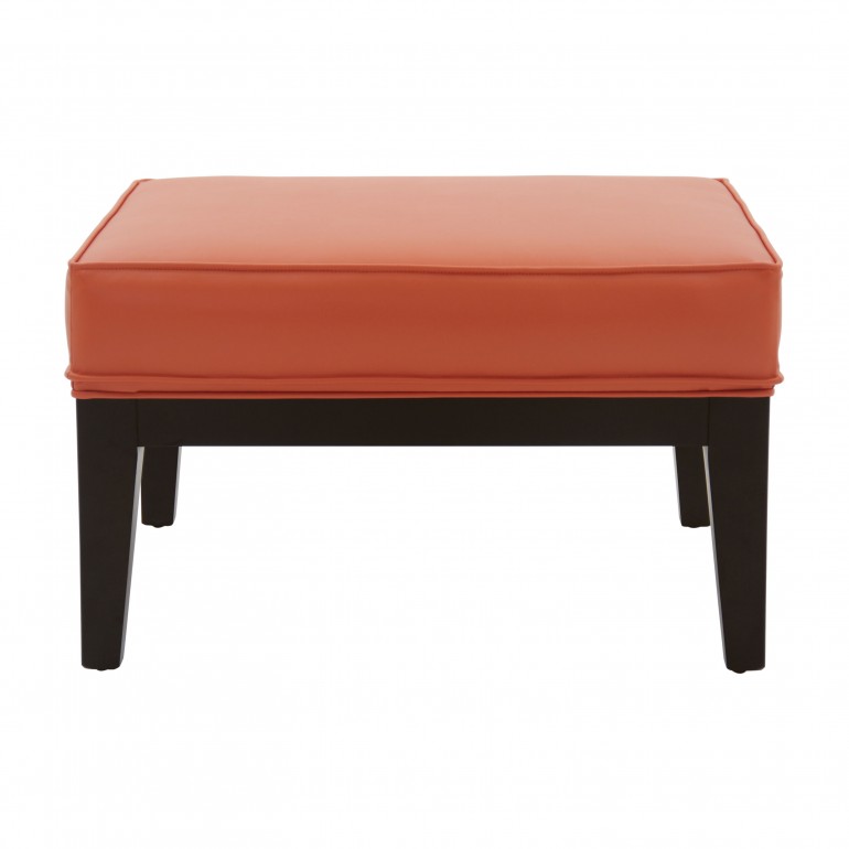 contemporary style wooden ottoman