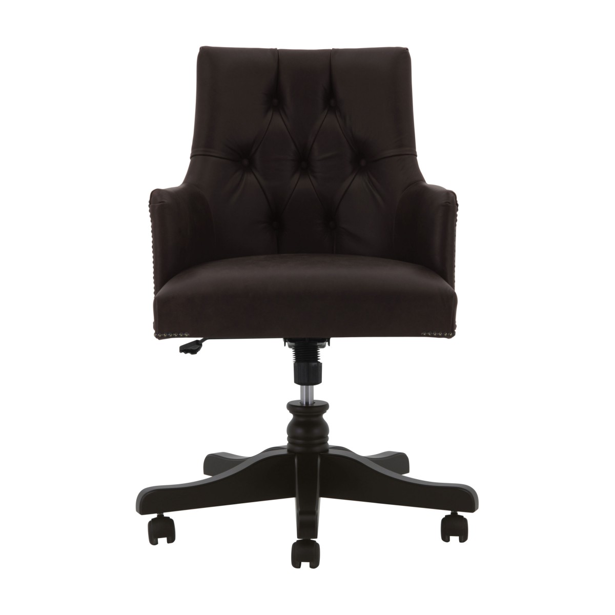 leather swivel armchair edward 3991