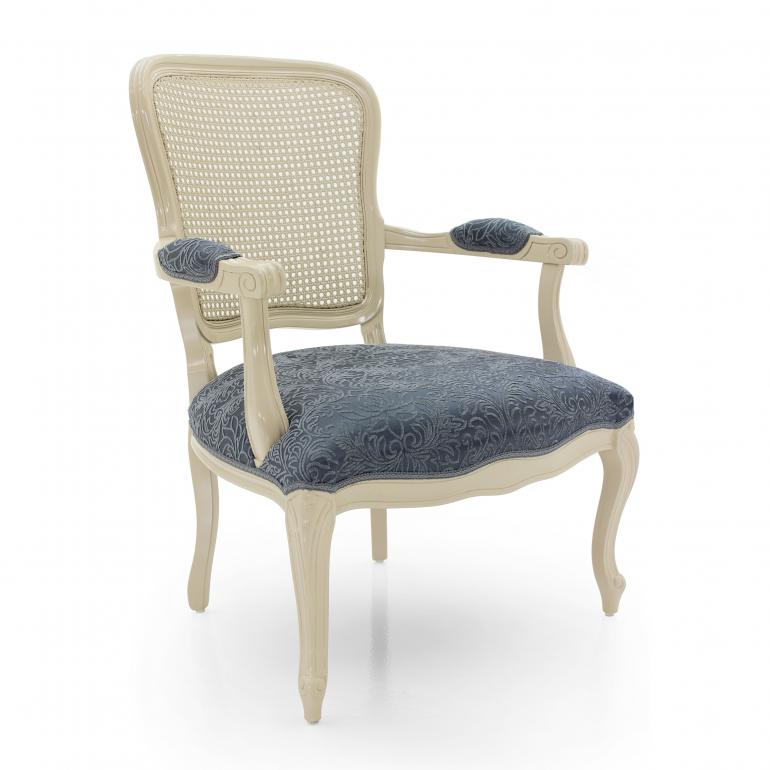 luigi xvi style wood armchair astrid 1705