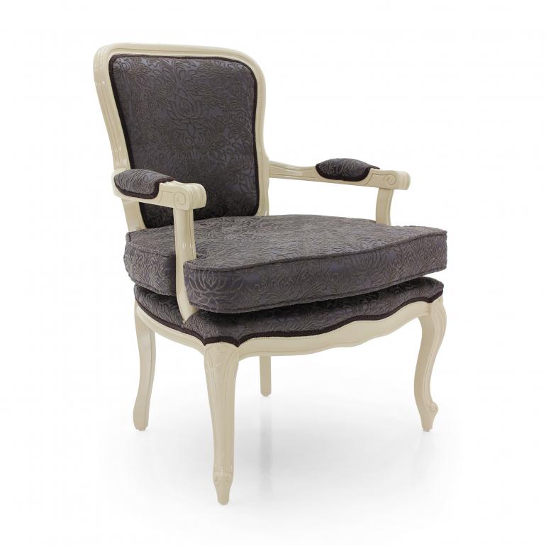 luigi xvi style wood armchair astrid 3091