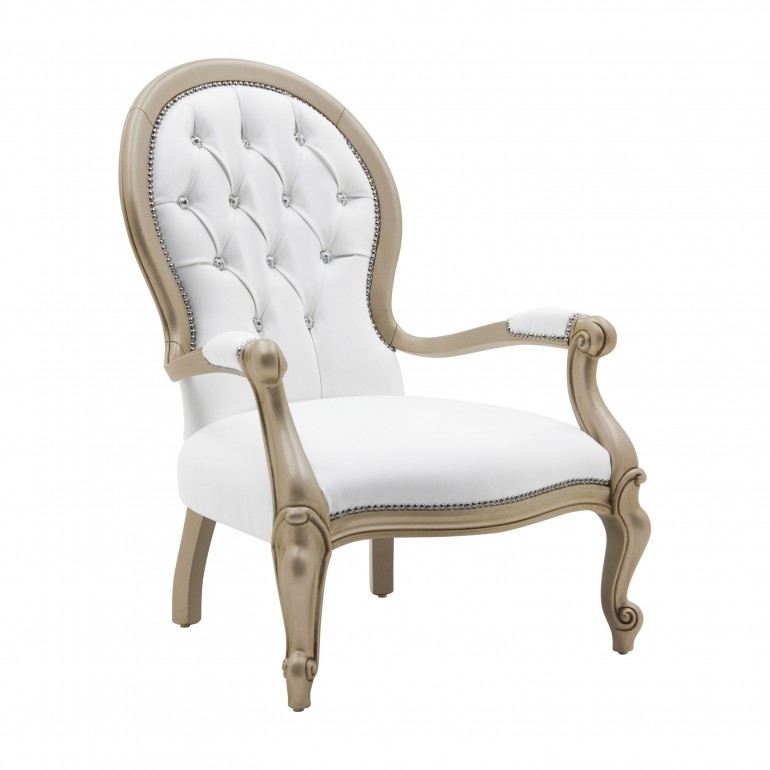 classic style wooden armchair