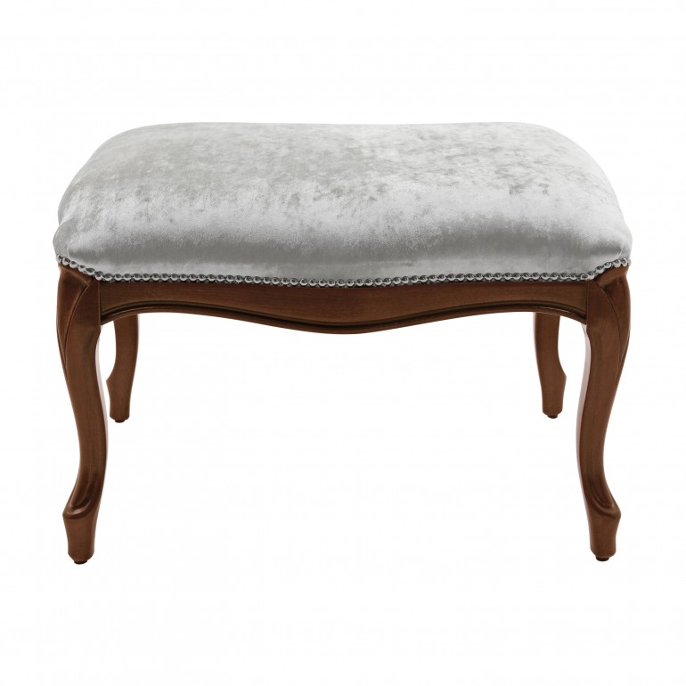 classic style wooden ottoman 