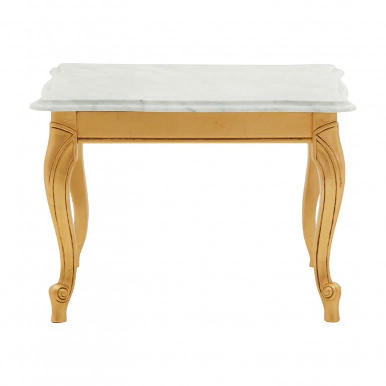 classic small square wooden table