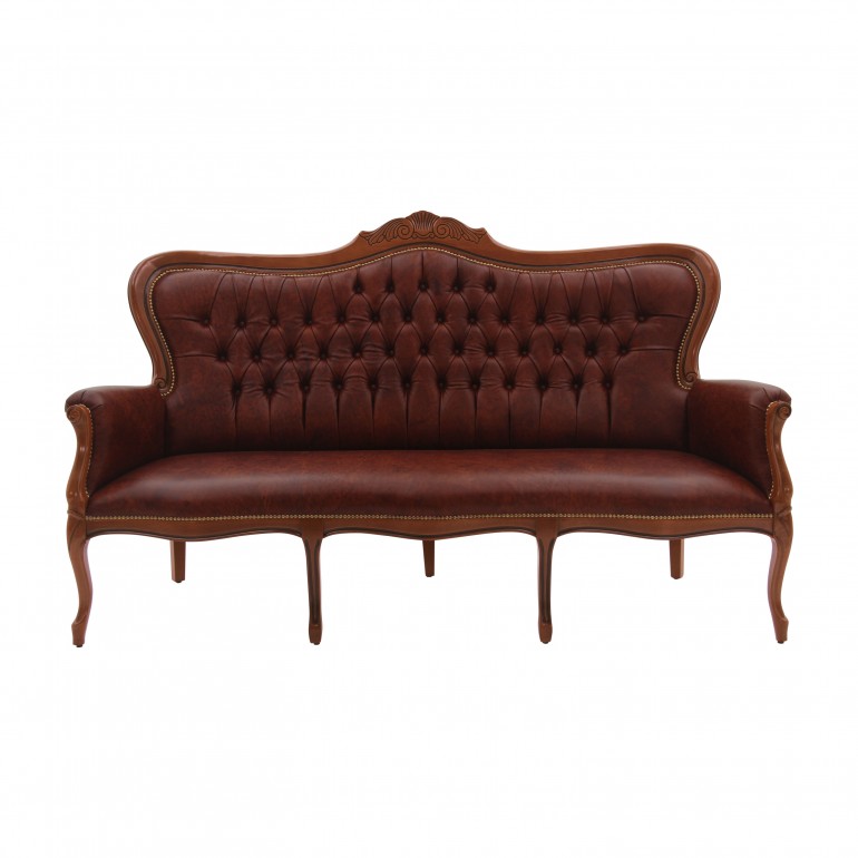 louis philippe style wooden sofa 