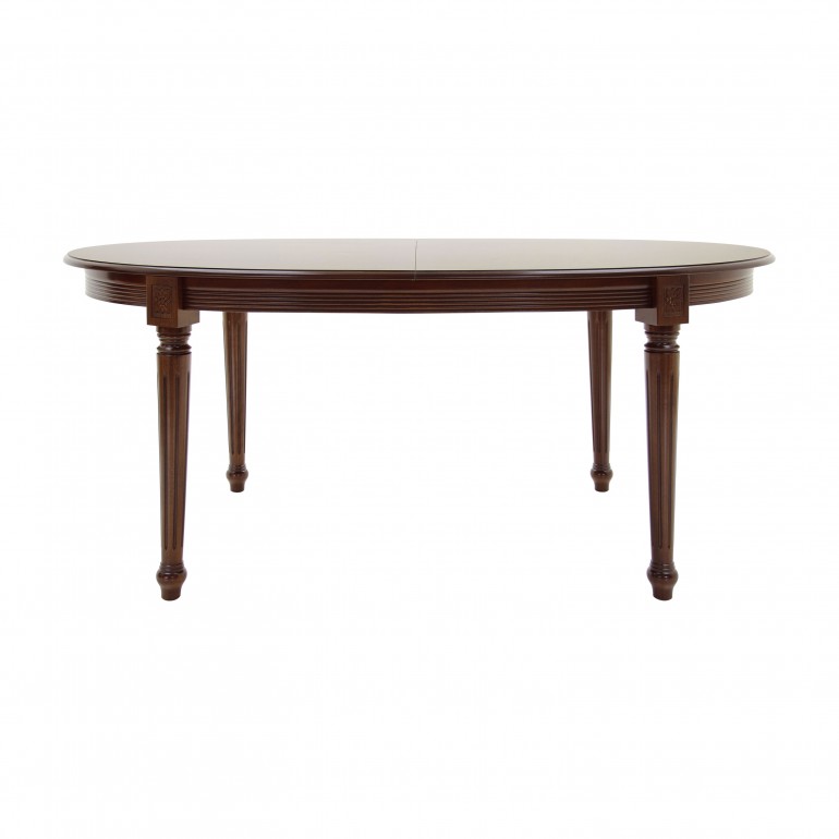 classic style wooden oval table