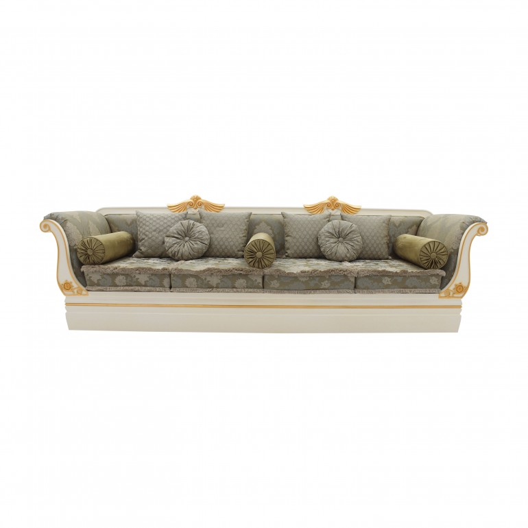 divano legno stile classico