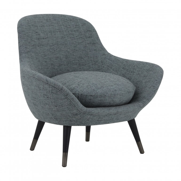 contemporary style fabric armchair 
